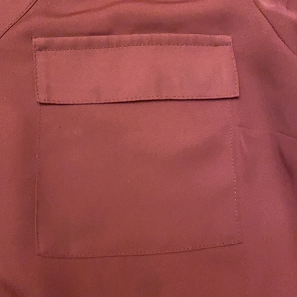 NOT FOR SALE. EUC BEAUTIFUL MAROON DRESS BLOUSE CANDIES - Picture 10 of 10